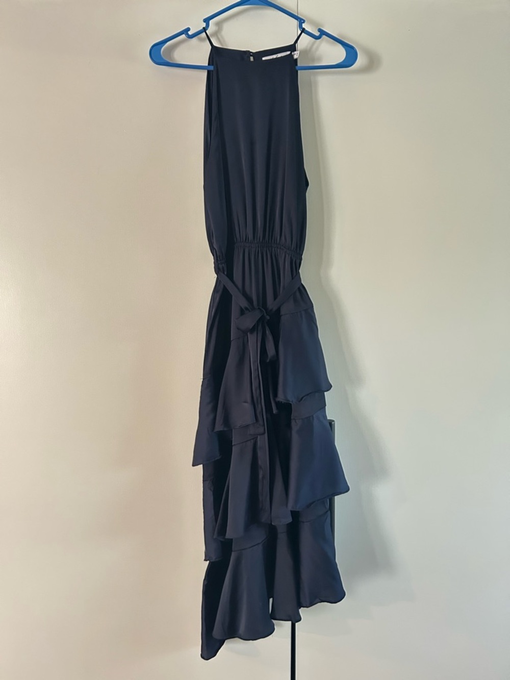 Petal & Pup Seychelle Dress - Navy Halter Tiered Midi Dress - Picture 2 of 5